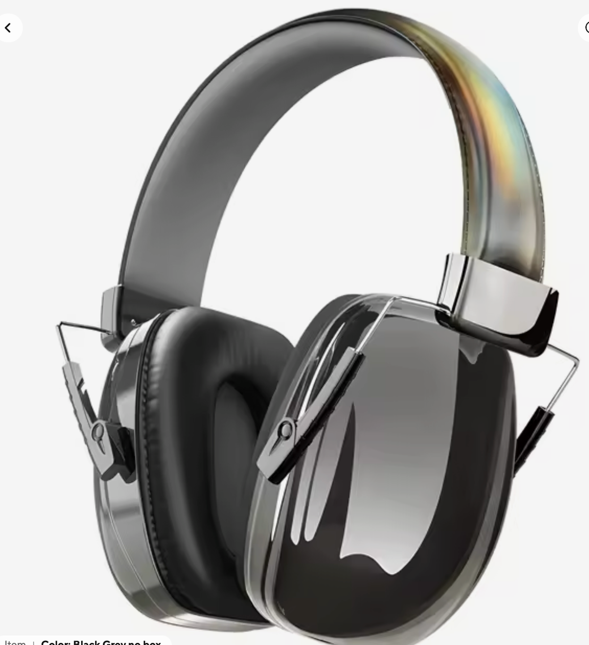 Metallic Noise Cancellation Headphones