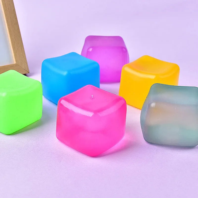 Squishy Squeeze Stress Cube (3 pack)